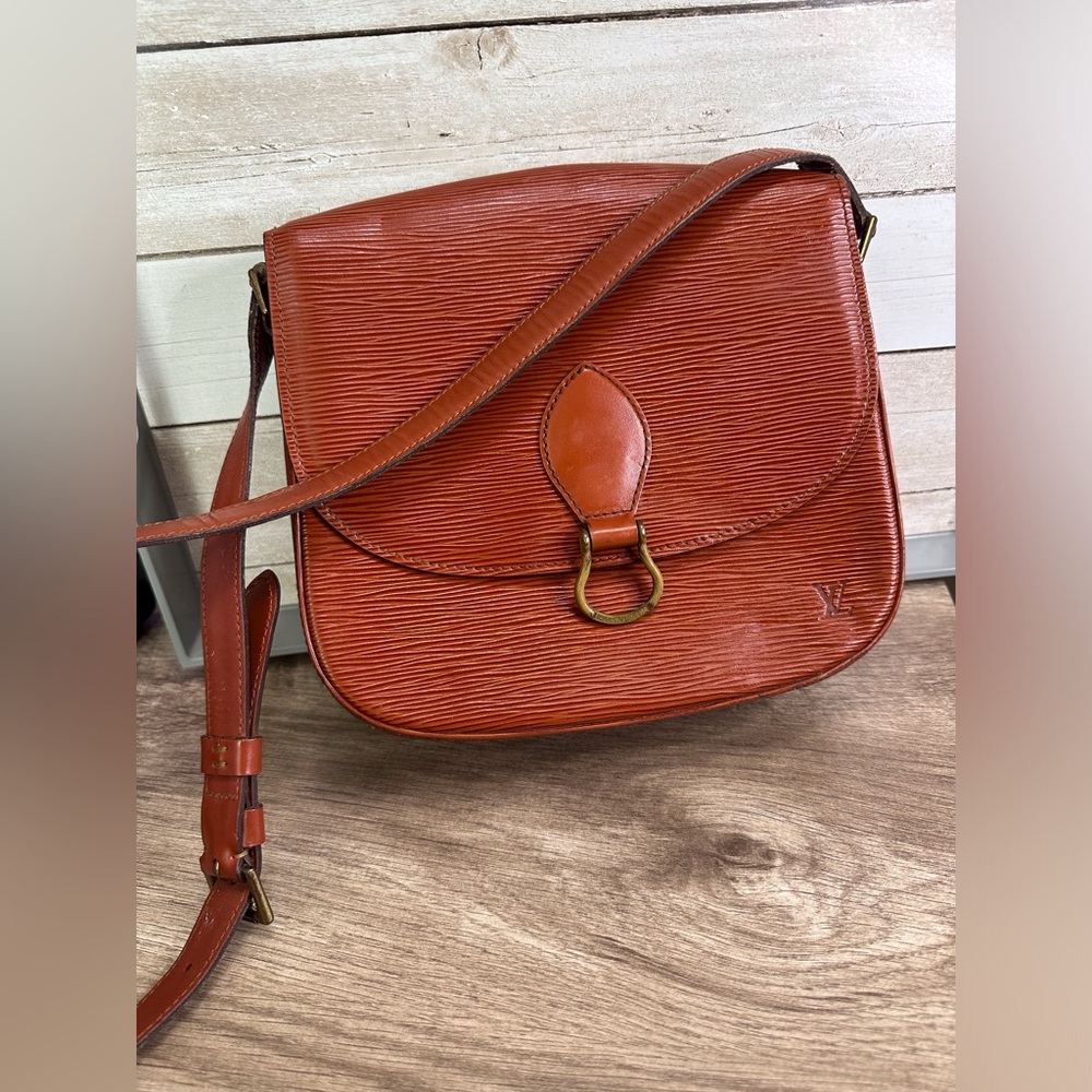 Louis Vuitton Red Leather Crossbody Bag